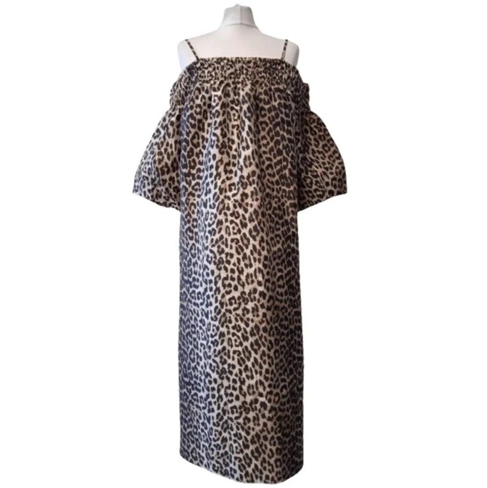 Ganni Animal Print dress